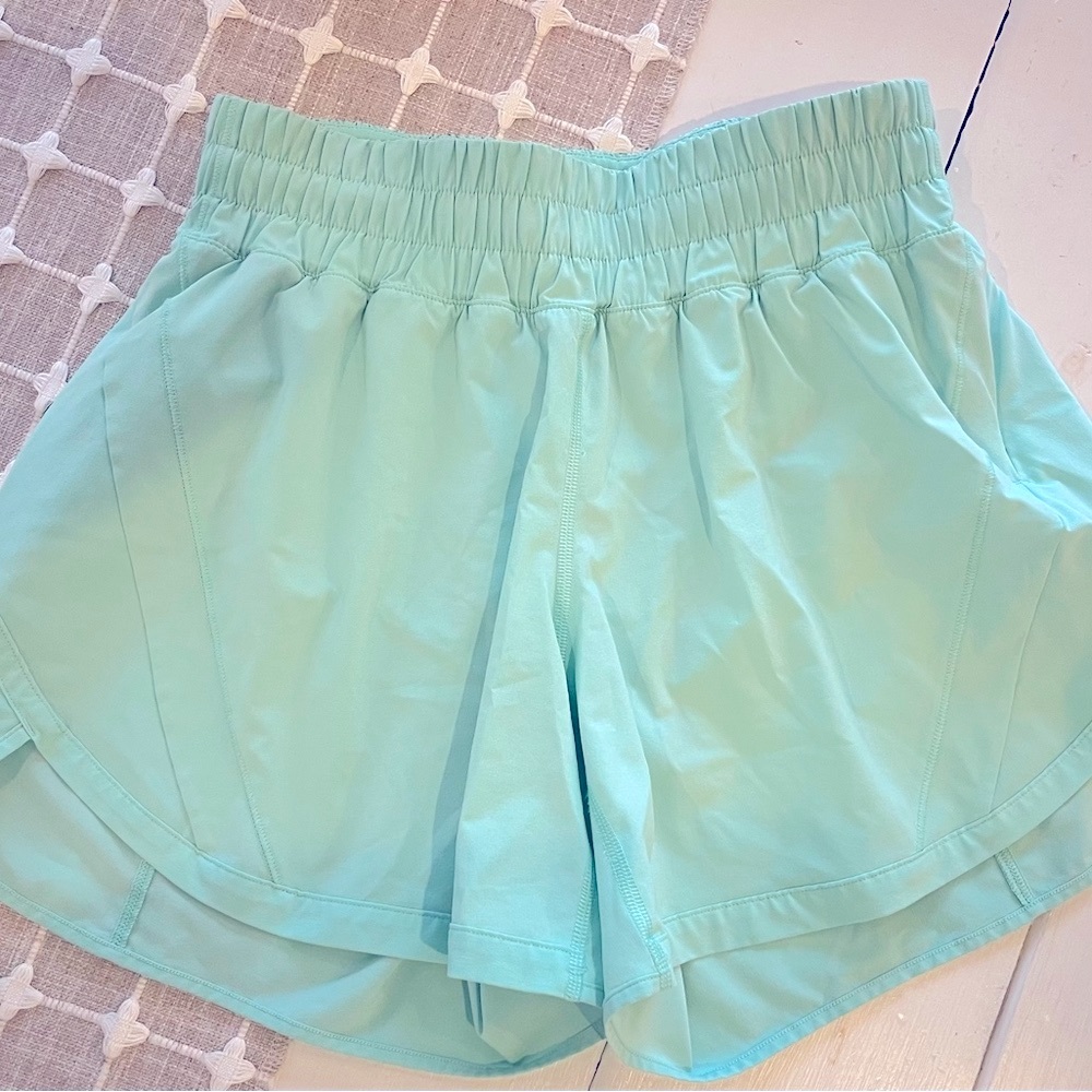 Lululemon Athletica Blue Athletic Shorts Lightweight Elastic Waistband